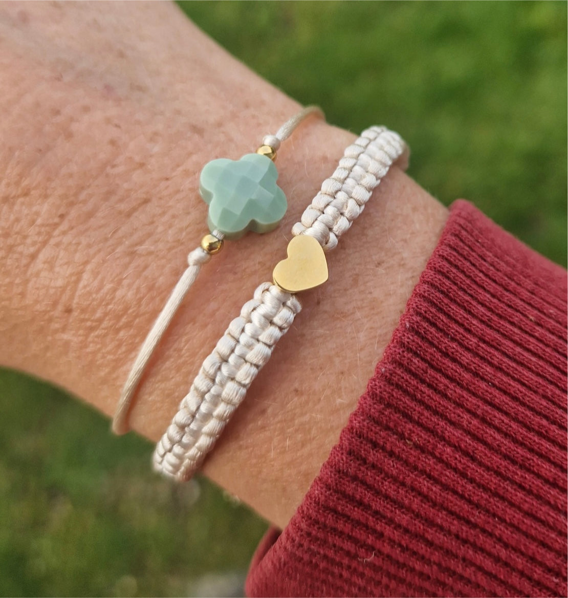 Satin Heart Macramé