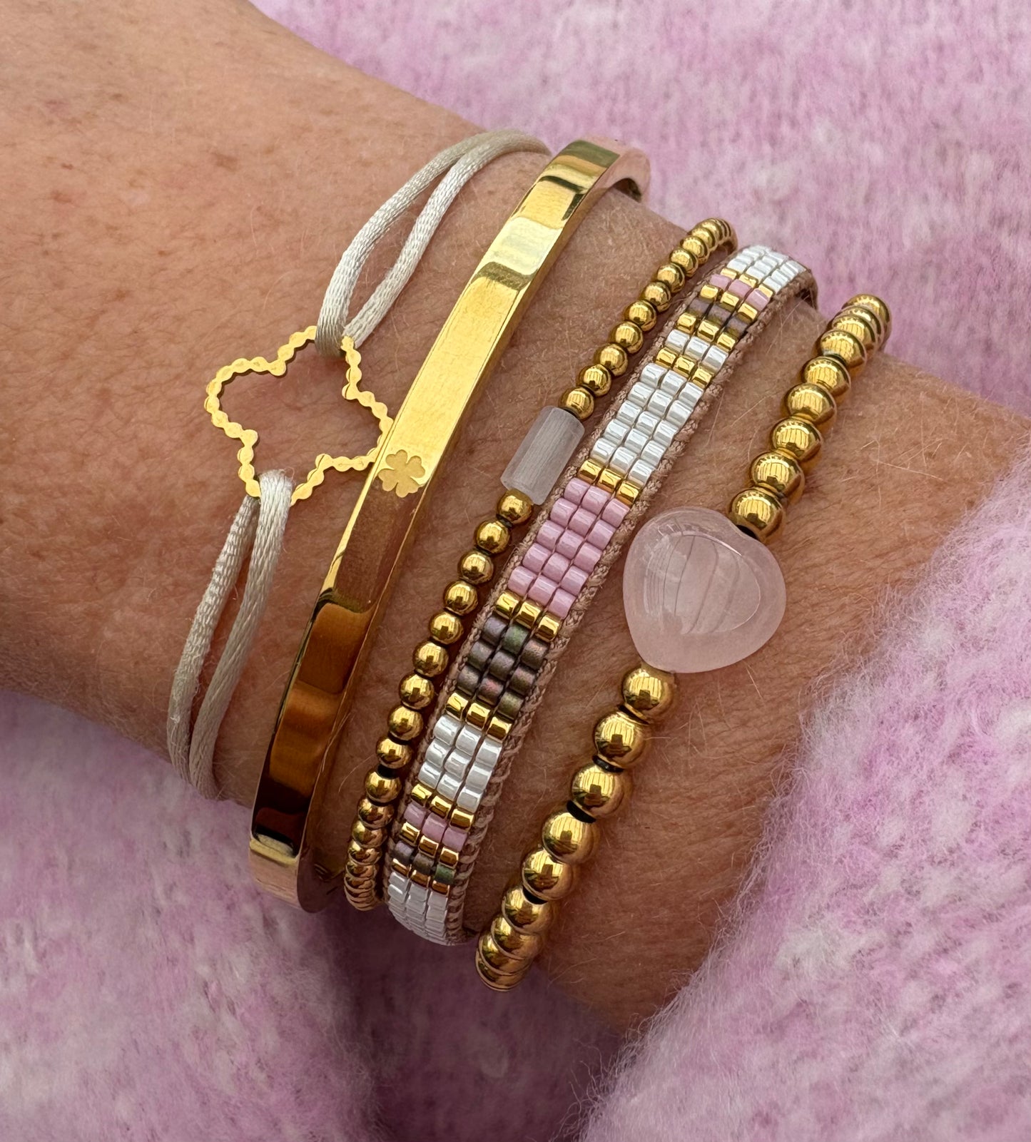 Heart rosequartz