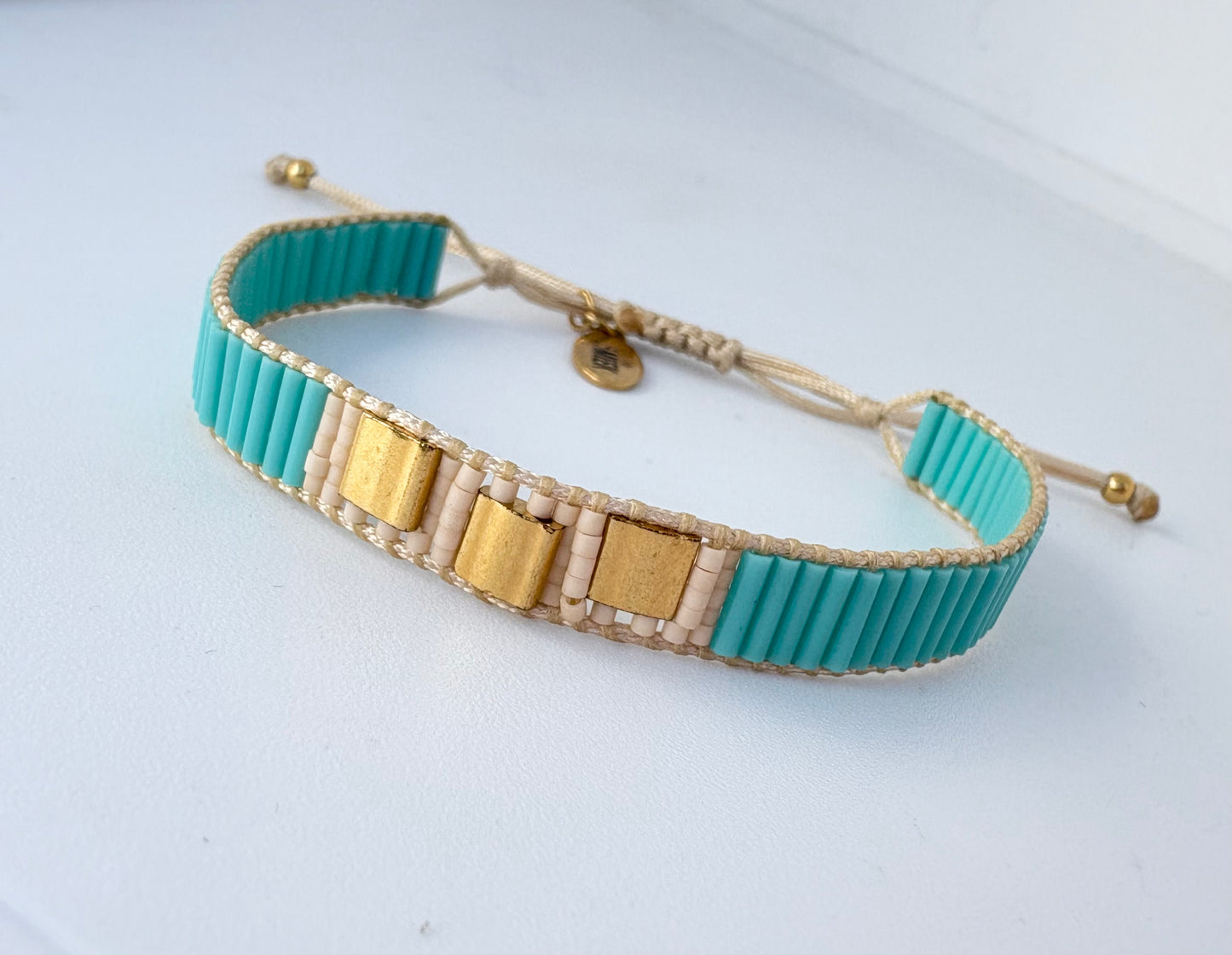 Turquoise Miyuki Tube