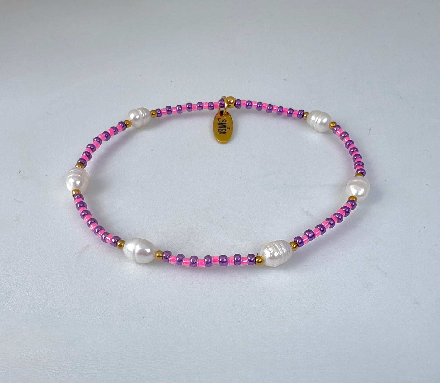 Purple Pink & pearls