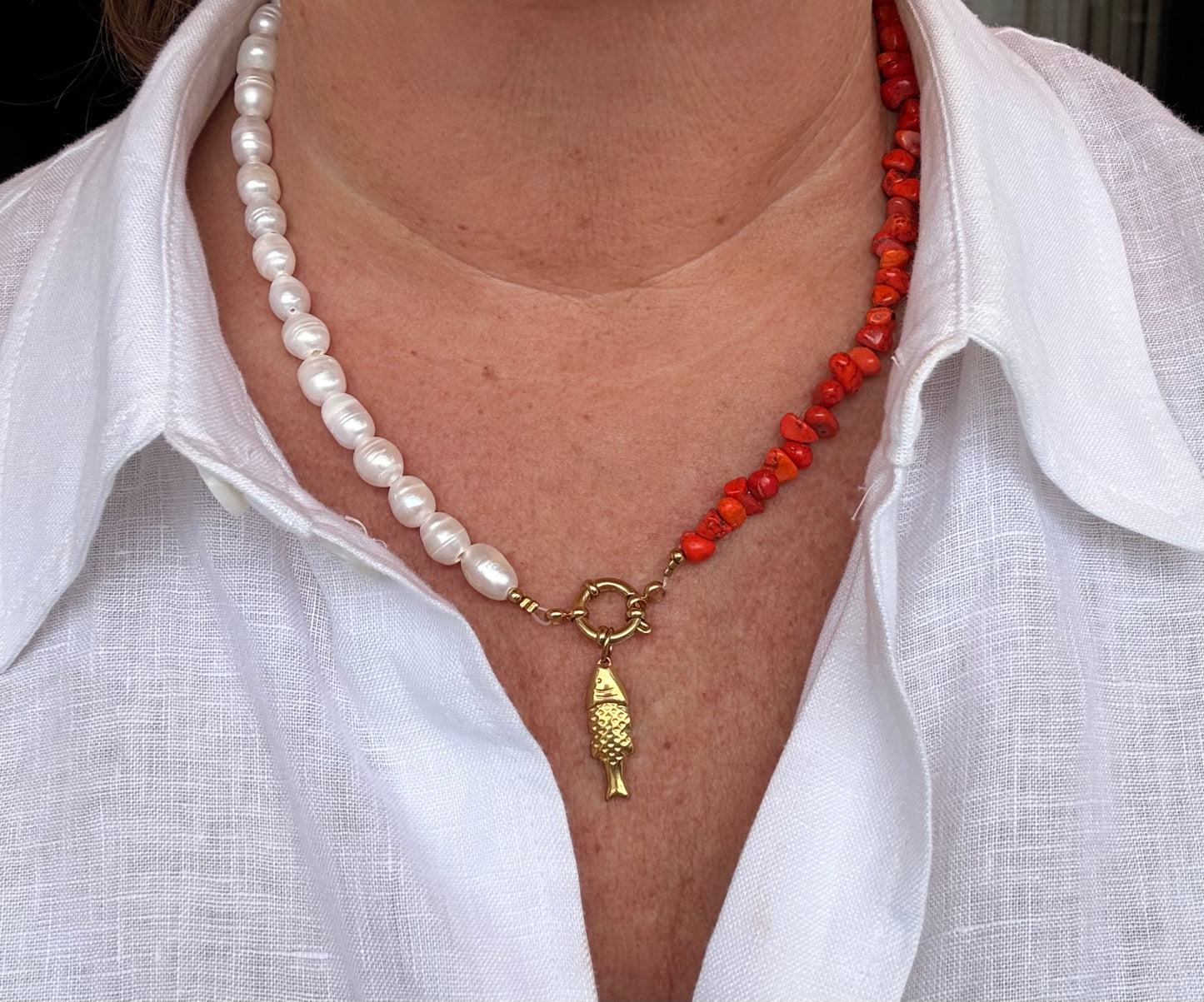Coral & Pearl Fish