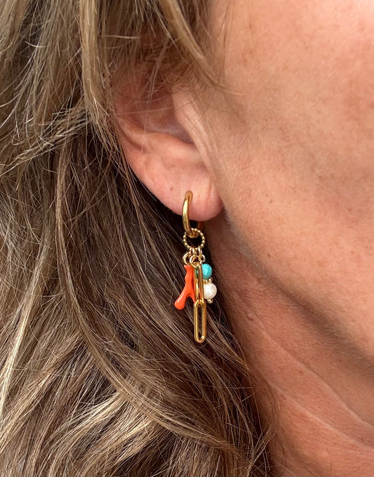 Coral & Turquoise