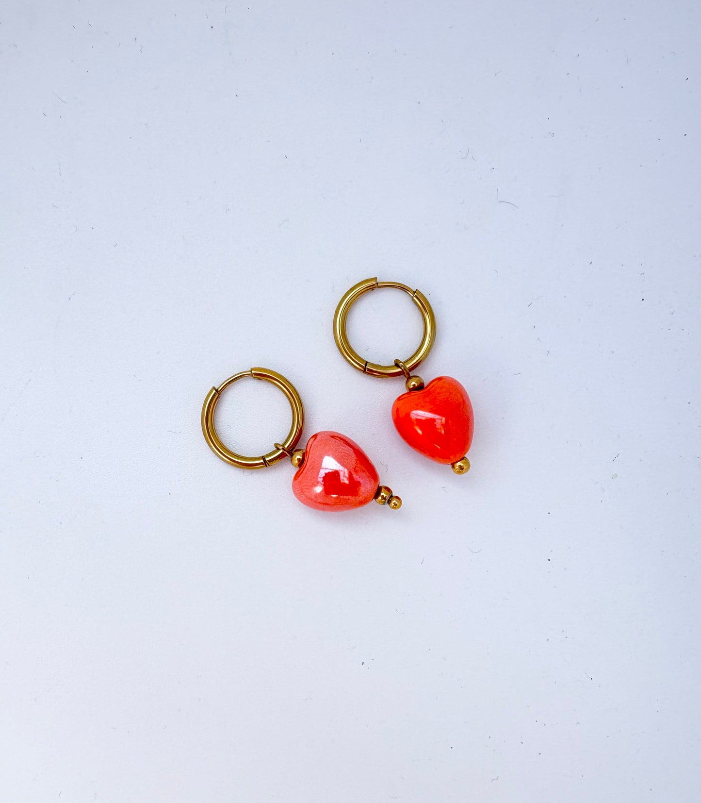 Orange hearts