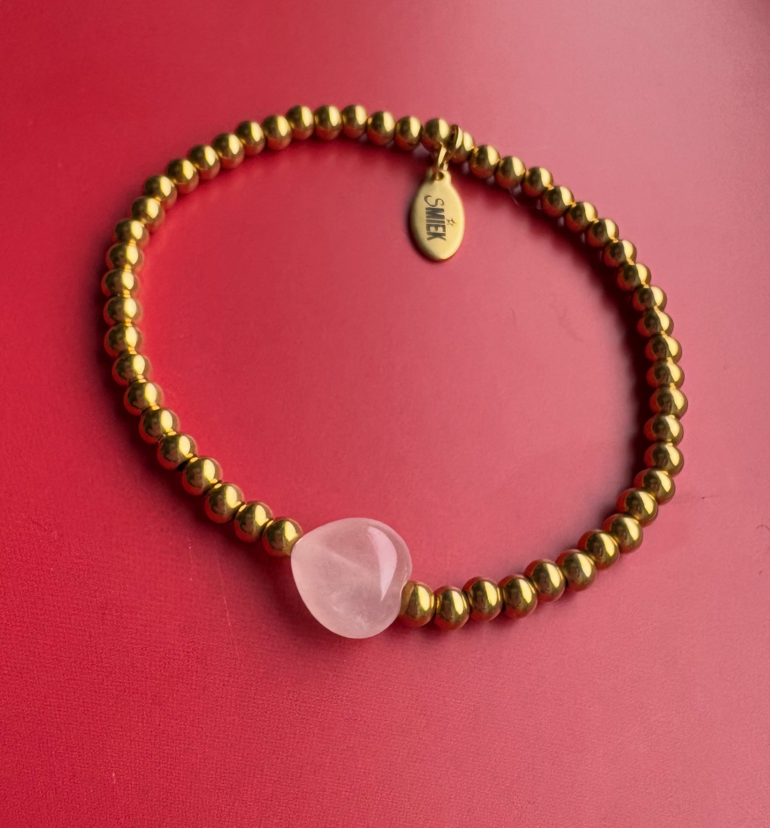 Heart rosequartz