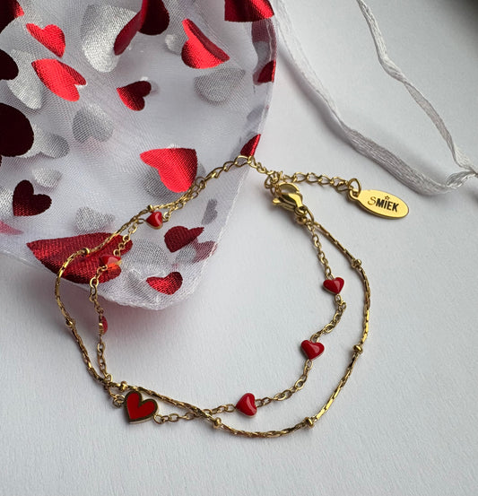 Hearts bracelet